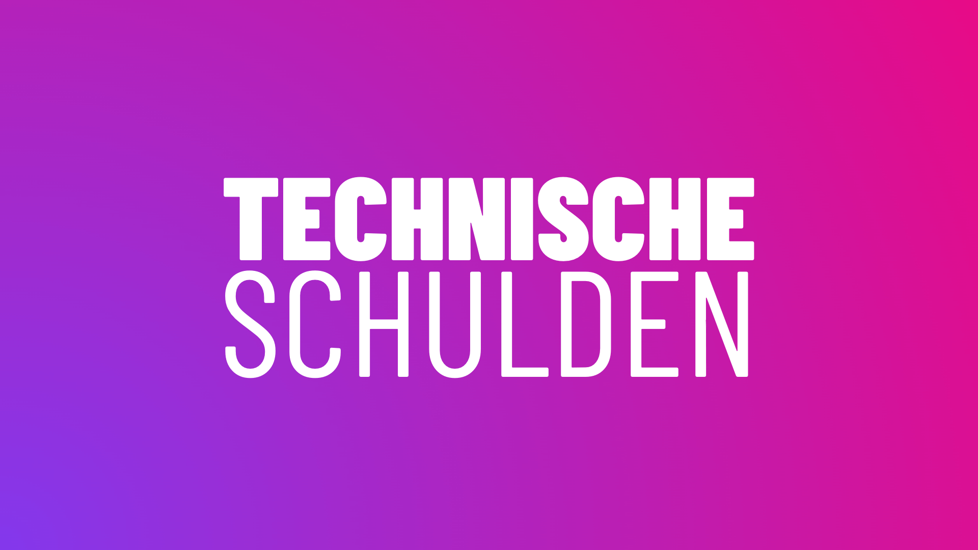 Technische Schulden