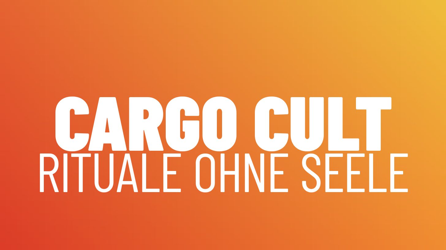 Cargo Cult Agile
